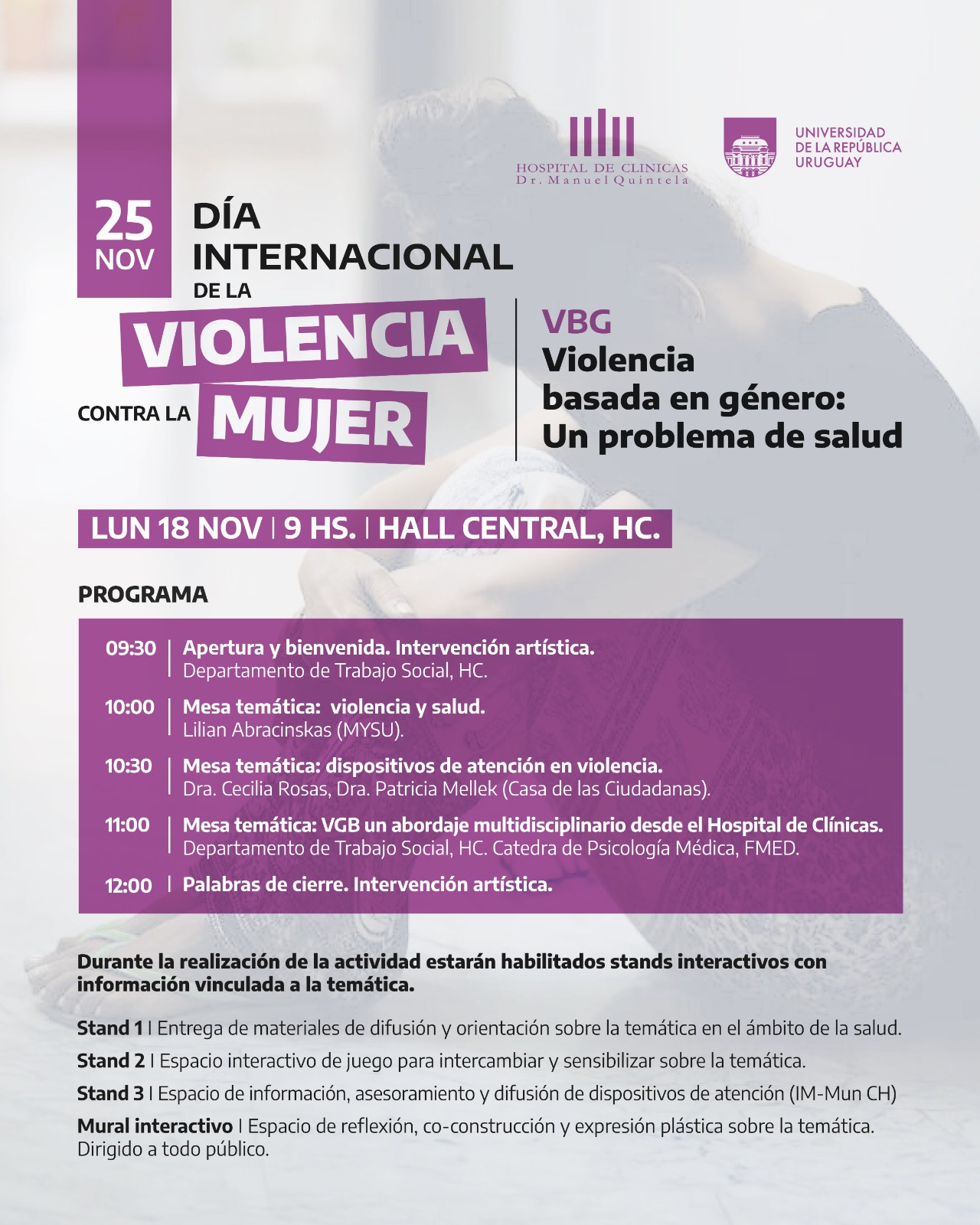 18/11 - Jornada de Sensibilización - Violencia basada en Género